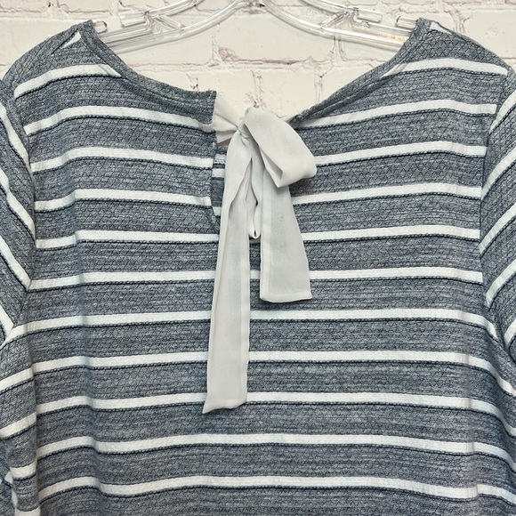 Lauren Conrad Striped Bow Back Top - Picture 6 of 11